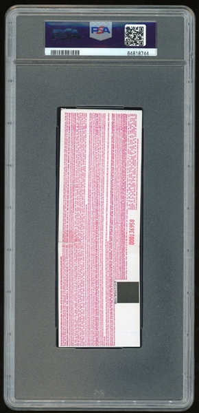 2022 Lebron Passes Karl Malone #2 All Time Scoring List Full Ticket (PSA/DNA Encapsulated) 