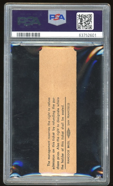 Cassius Clay (Ali) VS. Henry Hooper 1960 Olympic Trial Full Ticket (PSA/DNA VG 3)