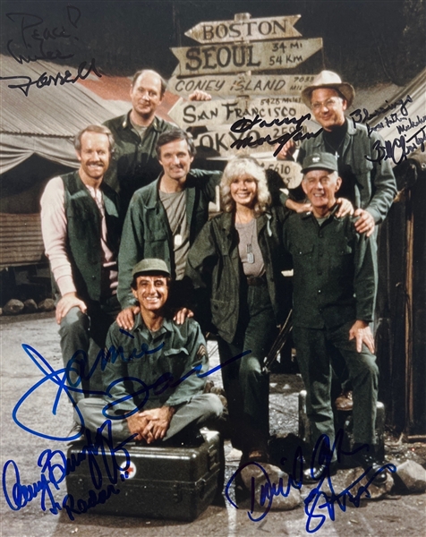 M*A*S*H Cast Signed 8 x 10 Photograph (Beckett/BAS LOA)