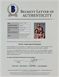 Charlie's Angels RARE Multi-Signed 8 x 10 Photo w/ Fawcett, Jackson, & Smith (3 Sigs)(Beckett/BAS)