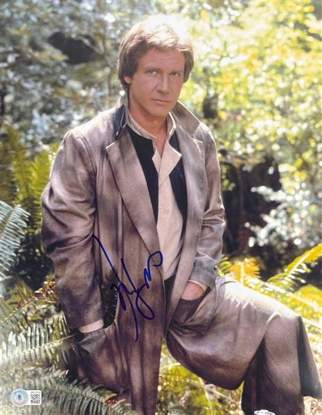 Harrison Ford Signed 11 x 14 Color Photo (Beckett/BAS)