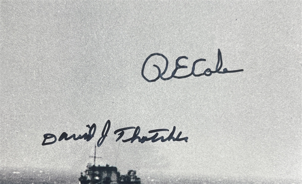Richard E. Cole & David Thatcher Signed 8 x 10 Photo (Beckett/BAS)