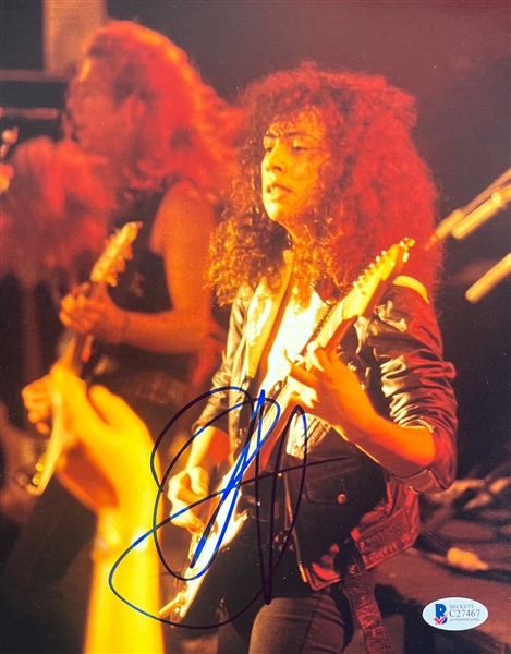 Kirk Hammett Signed 8 x 10 Photo (Beckett/BAS)