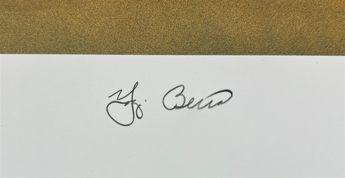 Yogi Berra Signed Ltd. Ed. 18 x 24 Lithograph (Third Party Guaranteed)