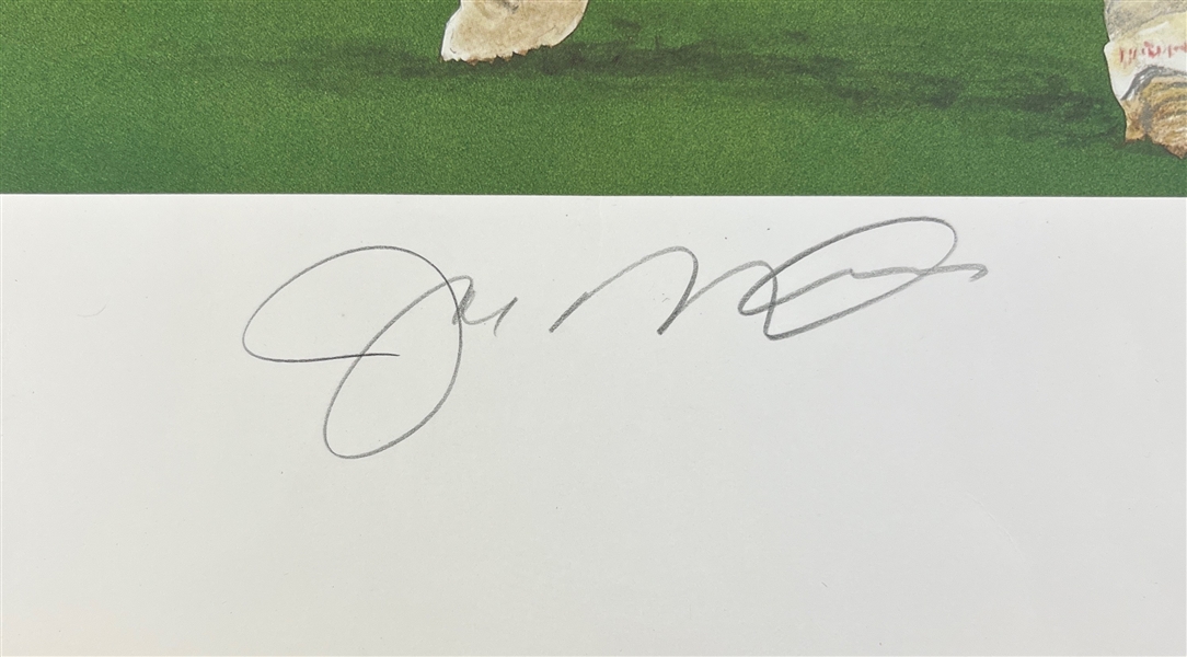 Joe Montana Signed Ltd. Ed. 18 x 24 Lithograph (Third Party Guaranteed)