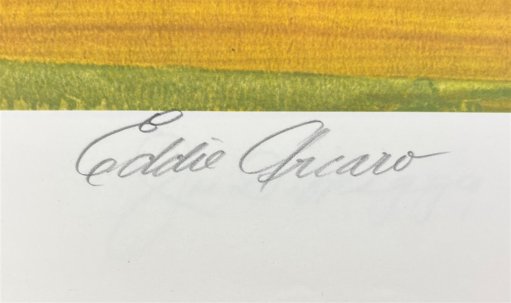 Eddie Arcaro Signed Ltd. Ed. 18 x 22 Lithograph (Third Party Guaranteed)
