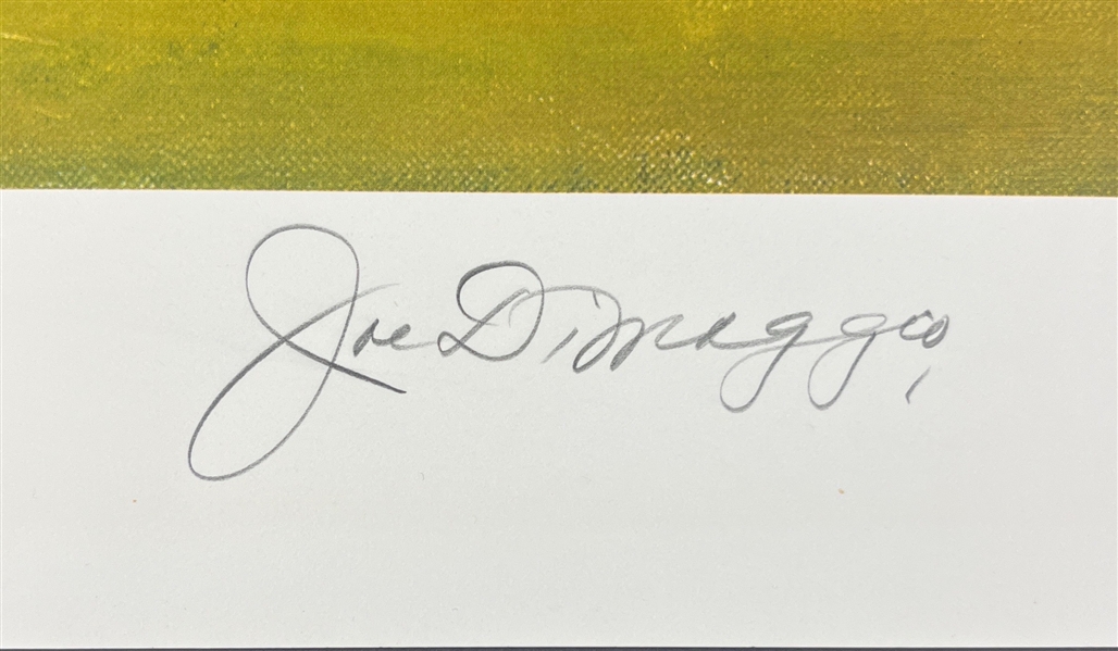 Joe DiMaggio Signed Ltd. Ed. 18 x 22 Lithograph (Third Party Guaranteed)