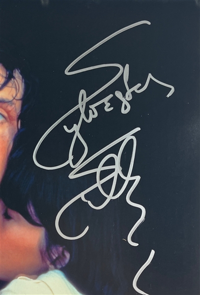 Rocky: Sylvester Stallone & Talia Shire Signed 16 x 20 Color Photo (BAS LOA)