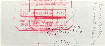 I Love Lucy : Lucille Ball Arnaz Signed Bank Check (Beckett/BAS)