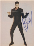 Michael Jackson Signed 8” x 10.75” Magazine Photo (JSA Authentication) 