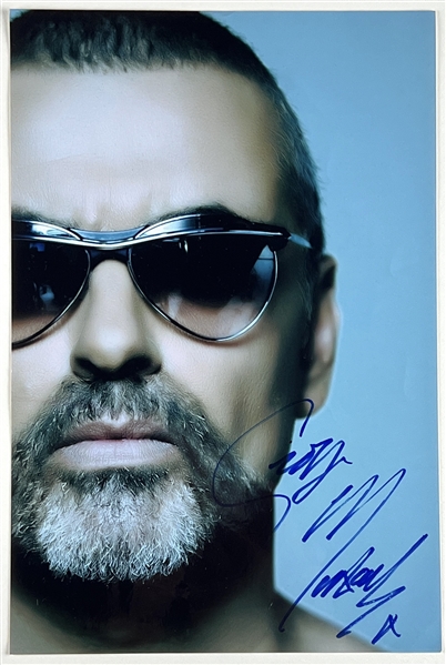 George Michael Signed 8” x 12” Photo (Roger Epperson/REAL Authentication) 