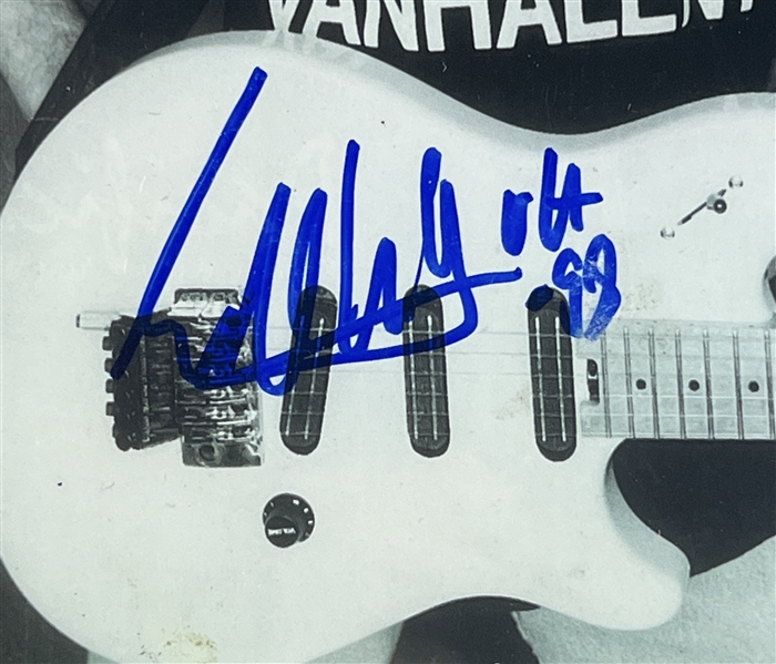 Eddie Van Halen Signed 7.5” x 10” Photo (Beckett/BAS Encapsulated)
