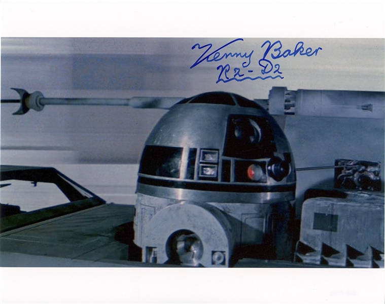 Star Wars: Kenny Baker Signed 10” x 8” Photo from The “Original Trilogy” (Third Party Guaranteed)