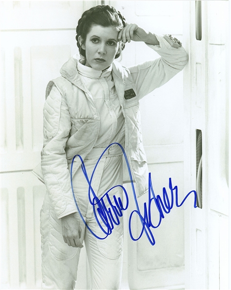 Star Wars: Carrie Fisher Signed 8” x 10” Photo from “The Empire Strikes Back” (Third Party Guaranteed)