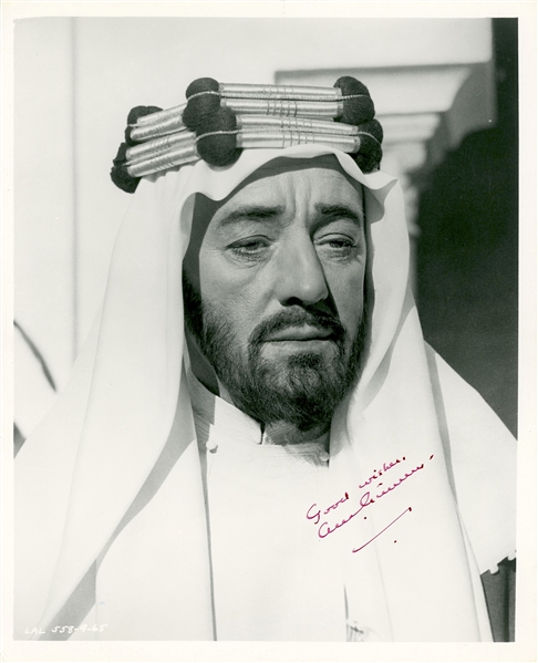 Alec Guinness Signed Vintage 8” x 10” “Lawrence of Arabia” Photo (Third Party Guaranteed)
