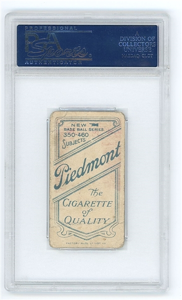Ty Cobb 1909-11 T2-06 Piedmont (Red Portrait) (PSA Graded PR 1) 