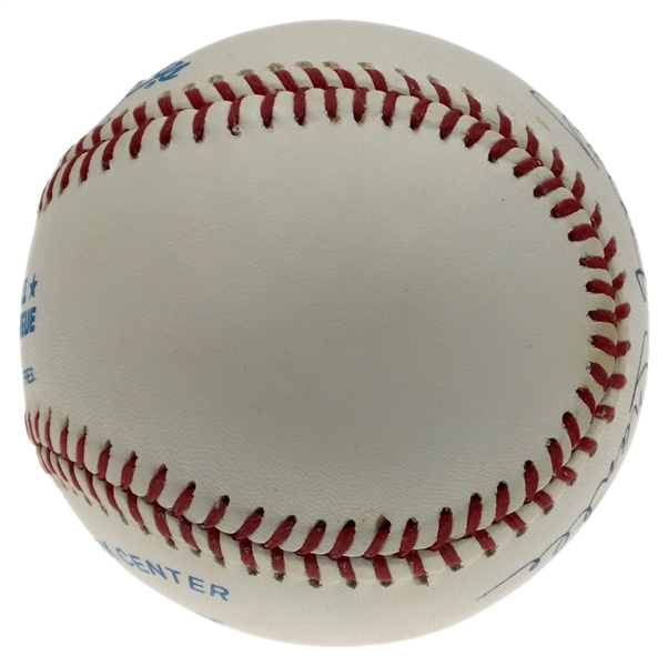 Mickey Mantle RARE Signed Official American League – Gene Budig Baseball (PSA/DNA LOA) 