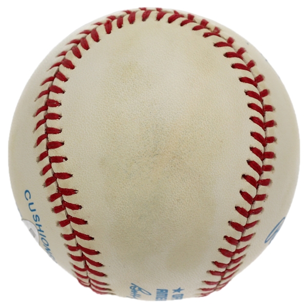 Mickey Mantle Signed & Inscribed # 7 Official American League Baseball (Upper Deck Authentication) 