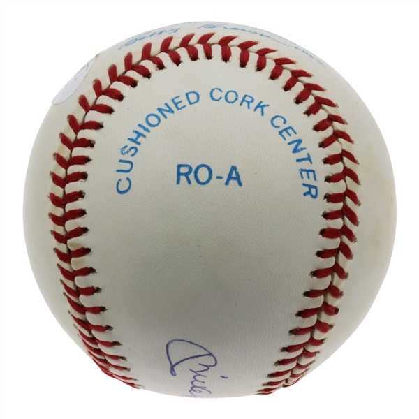 Mickey Mantle Signed Official American League Baseball (JSA LOA) 