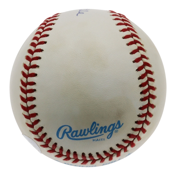 Mickey Mantle Signed Official American League Baseball (JSA LOA) 