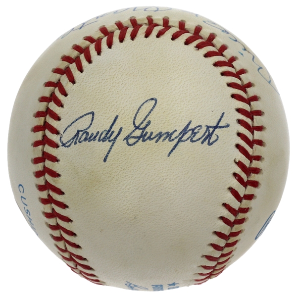 Mickey Mantle # 7 Signed & Inscribed Baseball Including Gumpert & Lonborg - His 1st and Last Home Run Pitchers (JSA LOA) 