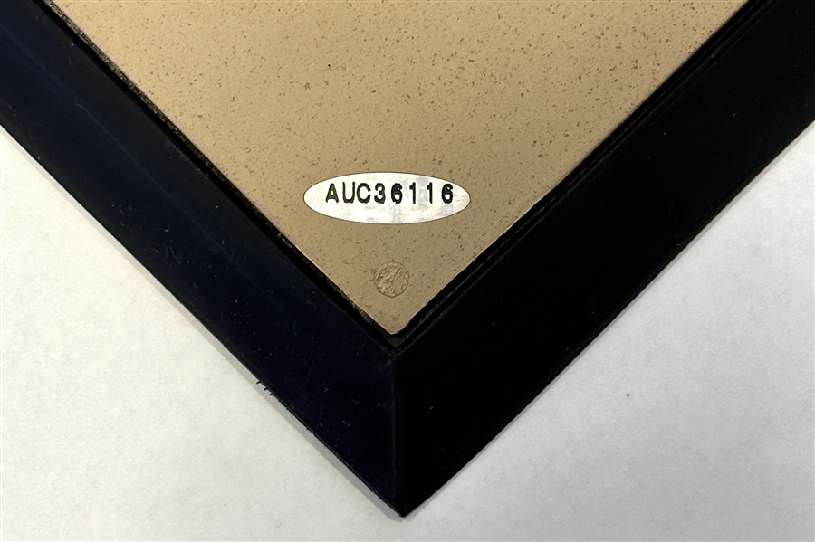 Mickey Mantle Signed Full Size Authentic Home Plate in Display Case (Upper Deck Authentication) 