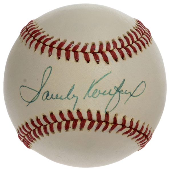 Sandy Koufax Signed ONL Giamatti Baseball - PSA/DNA Graded 8 (PSA/DNA LOA)