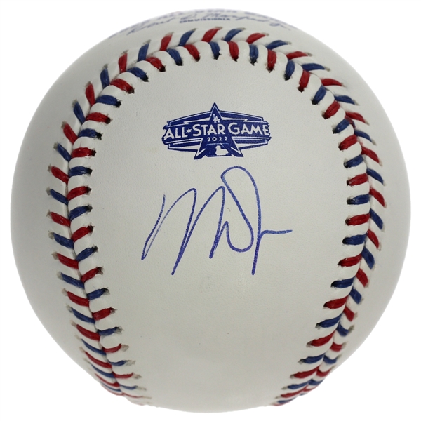Mike Trout Signed 2022 All-Star Game Official MLB Baseball (MLB # YP039851)