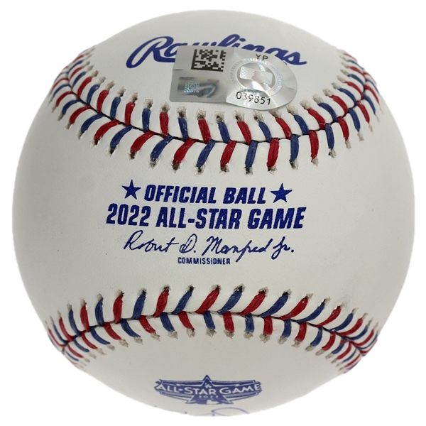 Mike Trout Signed 2022 All-Star Game Official MLB Baseball (MLB # YP039851)