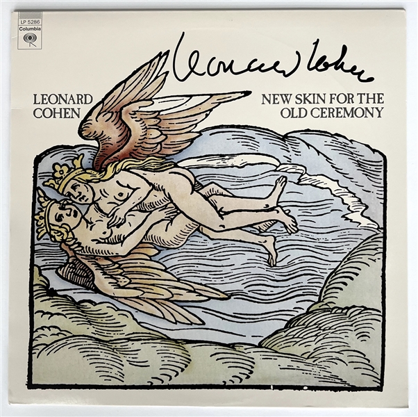 Leonard Cohen In-Person Signed “New Skin for the Old Ceremony” Album Record (JSA Authentication)