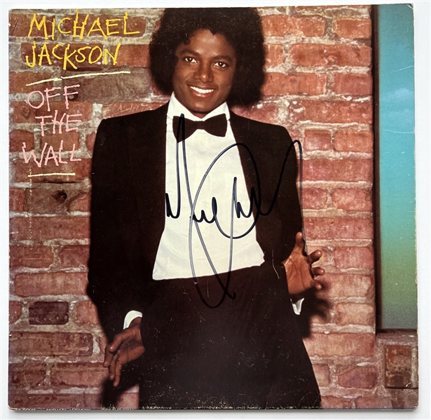 Michael Jackson In-Person Signed “Off the Wall” Album Record (JSA Authentication)