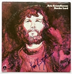 Kris Kristofferson In-Person Signed “Border Lord” Album Record (JSA Authentication)