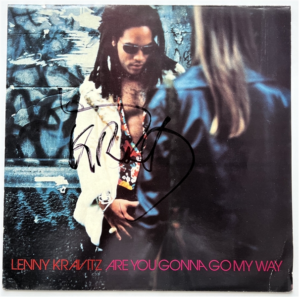 Lenny Kravitz In-Person Signed “Are You Gonna Go My Way” Album Record (JSA Authentication)