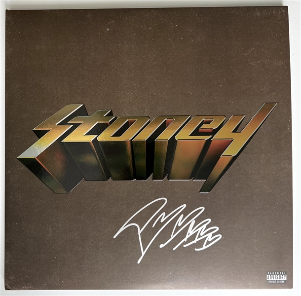 Post Malone In-Person Signed “Stoney” Album Record (Third Party Guaranteed)