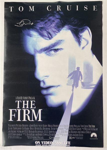 Tom Cruise “The Firm” In-Person Signed Full-Sized 27” x 40” Movie Poster (JSA Authentication)