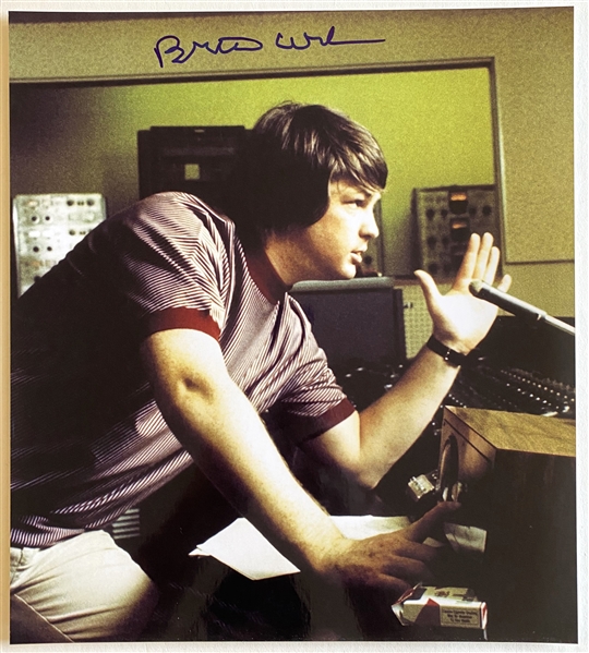 The Beach Boys: Brian Wilson In-Person Signed 11” x 14” Photo (JSA Authentication)