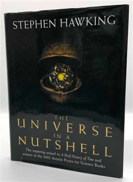 Stephen Hawking RARE Thumb-Print Signed “The Universe In A Nutshell” Book (Judith Croasdell Provenance)