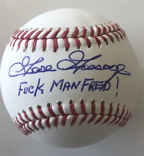Goose Gossage Signed OML Baseball w/ Unique Inscription (Third Party Guaranteed)
