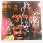 Jackson 5 In-Person Group Signed “Third Album” Album Record (5 Sigs) (John Brennan Collection) (JSA Authentication)