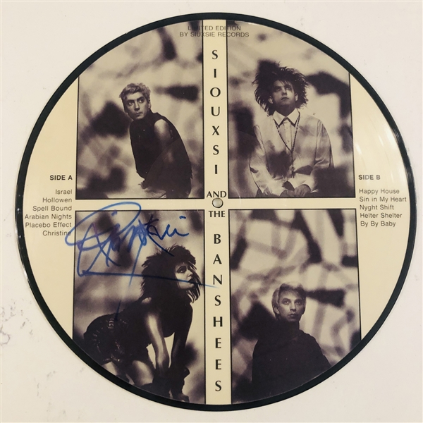 Siouxsie & The Banshees In-Person Signed Picture Disc Album Record LP (John Brennan Collection) (Beckett Authentication)