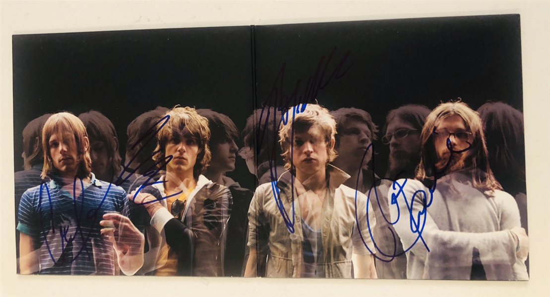 Kings of Leon Group Signed Aha Shake Heartbreak Album Record 10' LP Vinyl (4 Sigs) (John Brennan Collection) (JSA Authentication)