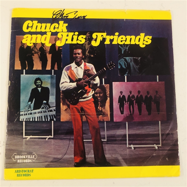 Chuck Berry Signed Chuck and His Friends Album Record (John Brennan Collection) (JSA Authentication)