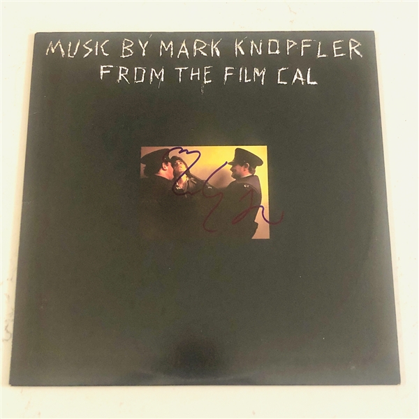 Dire Straits: Mark Knopfler Signed From the Film Cal Record 12 LP (John Brennan Collection) (Beckett Authentication)