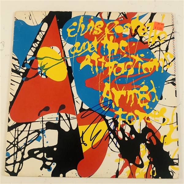 Elvis Costello Signed Armed Forces Album Record (John Brennan Collection) (Beckett Authentication)