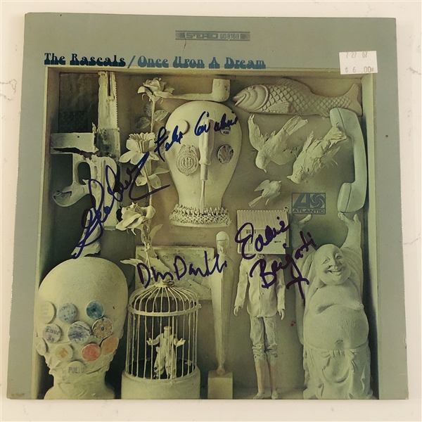 The Rascals Group Signed Once Upon a Dream Album Record (4 Sigs) (John Brennan Collection) (JSA Authentication)