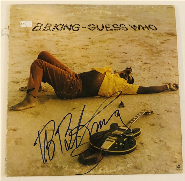 B.B. King In-Person Signed "Guess Who" Album Record (John Brennan Collection) (Beckett Authentication)