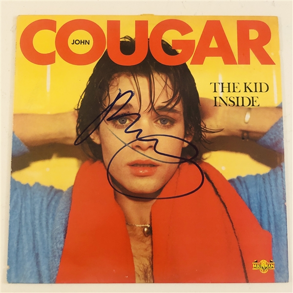 John Cougar Mellencamp In-Person Signed The Kid Inside Album Record (John Brennan Collection) (Beckett Authentication)