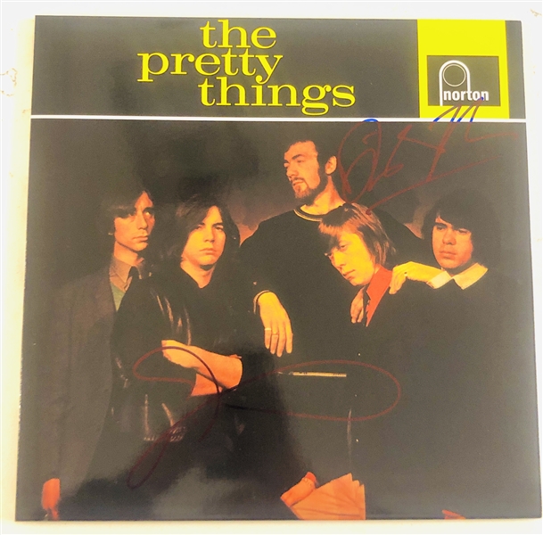 The Pretty Things Autograph Signed Self-Titled Record Album (2 Sigs) (John Brennan Collection) (Beckett Authentication)