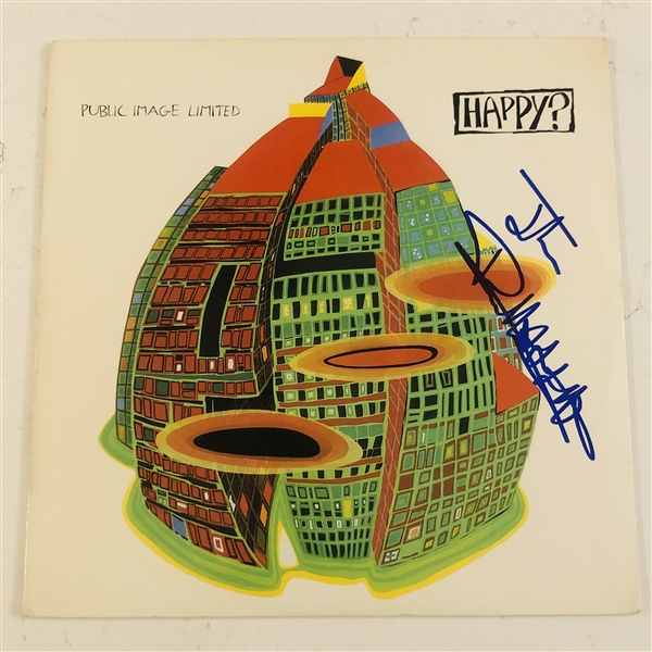 Sex Pistols: Johnny Rotten In-Person Signed Happy Album Record (John Brennan Collection) (Beckett Authentication)