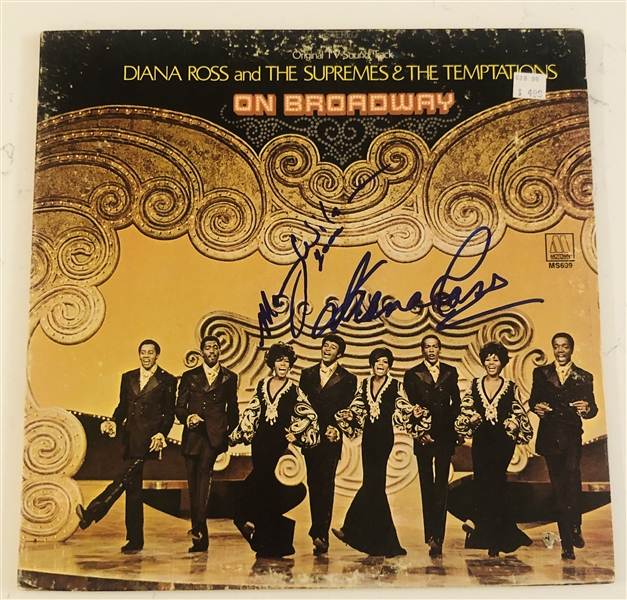 The Supremes Ross & Wilson Dual-Signed On Broadway Album Record (2 Sigs)(John Brennan Collection) (JSA Authentication)